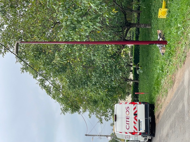 09102025 - pose des nouveaux candélabres 